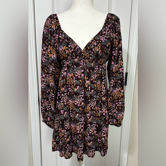 Roxy Dresses & Skirts - Roxy Sweetest Shores Puff Sleeve Women’s Dress Size L